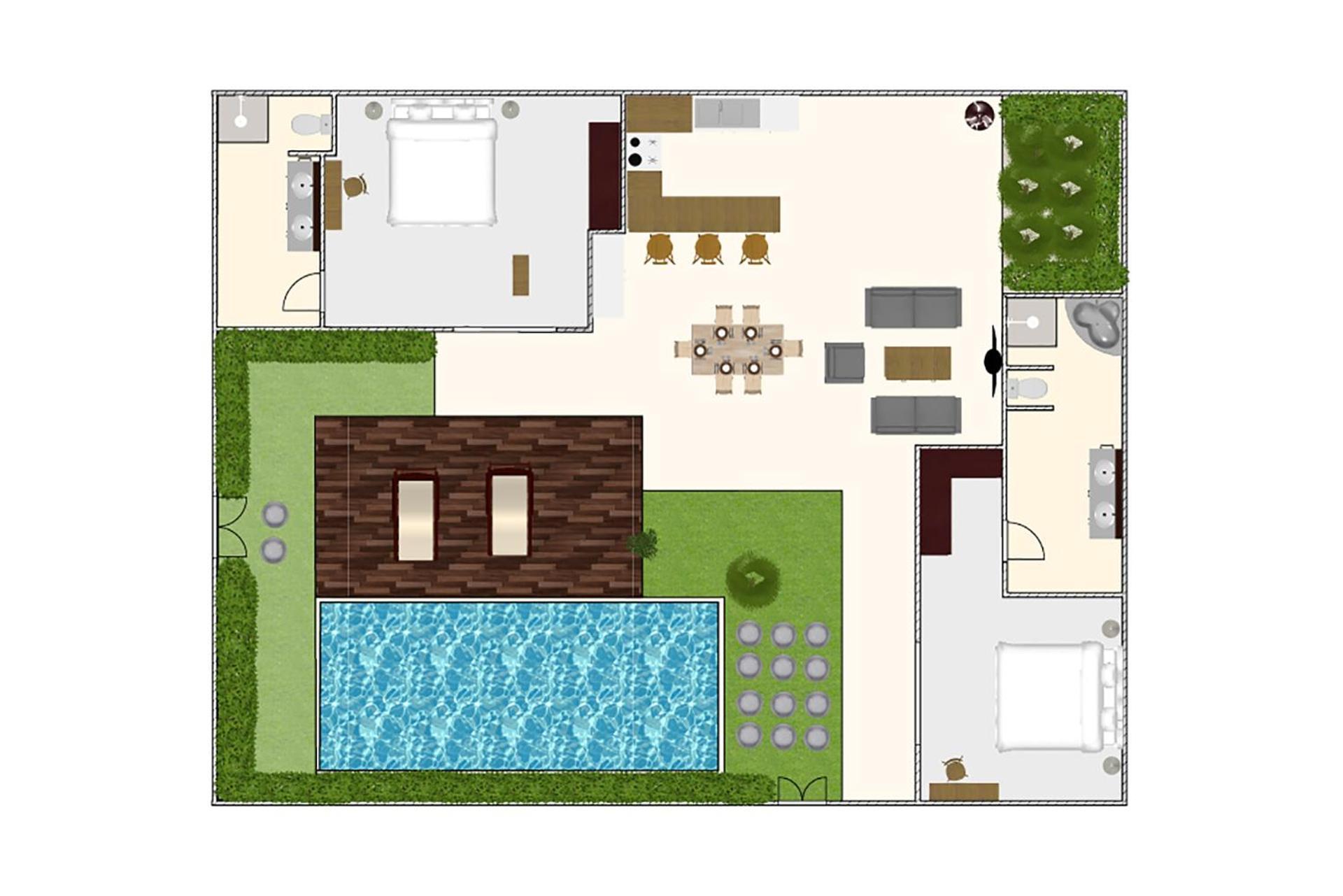 Villa Lotus By Optimum Bali Villas Семиняк Екстериор снимка